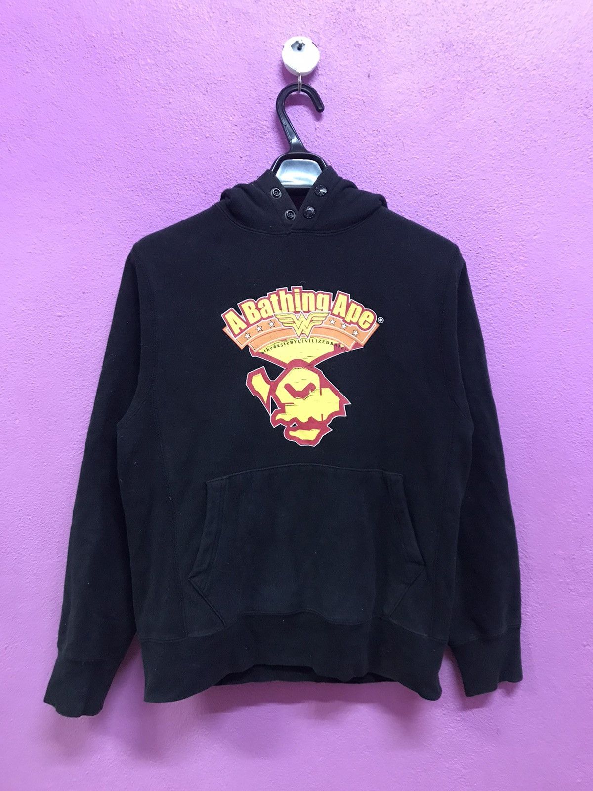 Bape Wonder Woman Pullover Hoodie Size US XS / EU 42 / 0 - 1 Thumbnail
