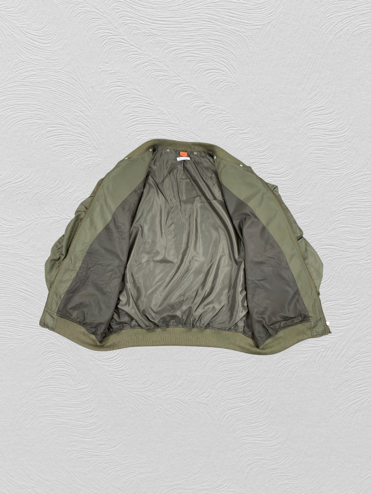 Japanese Brand Vintage C.O.L.Z.A Army Green Bomber Jacket- J436 Size US L / EU 52-54 / 3 - 3 Thumbnail