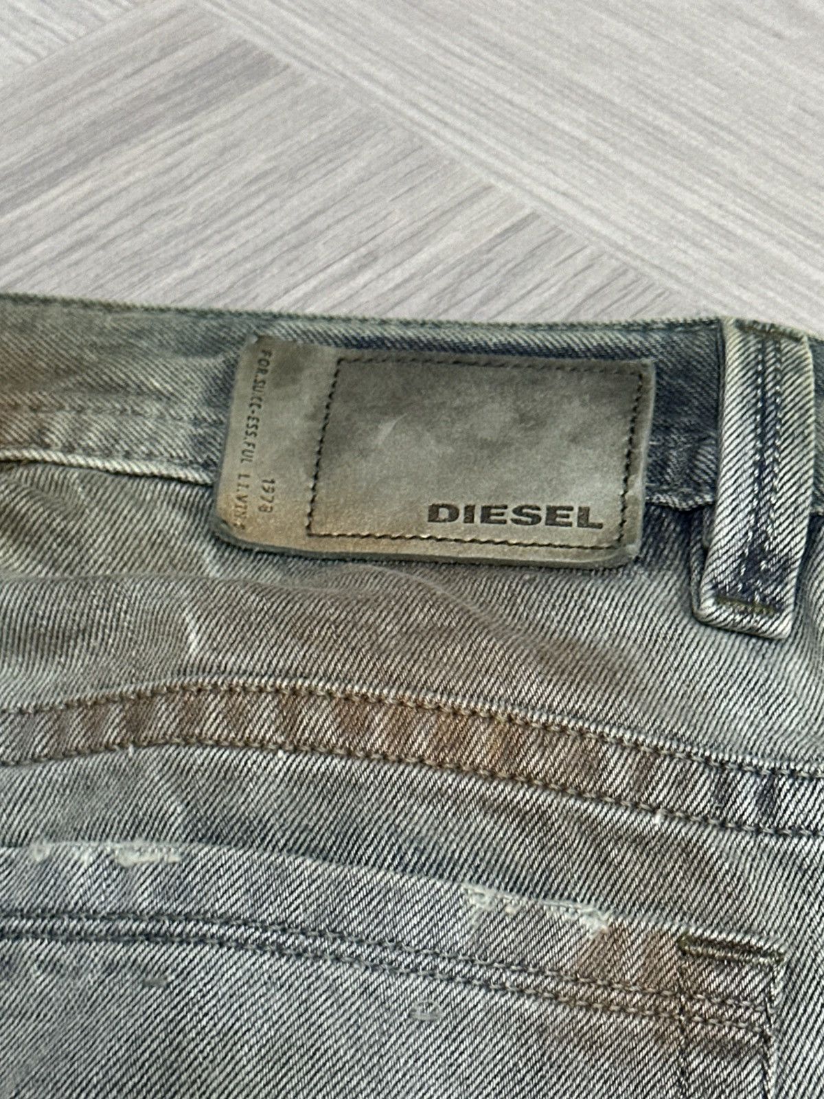 Diesel Diesel Thavar Mud Wash Slim Skinny Jeans Size US 30 / EU 46 - 15 Thumbnail