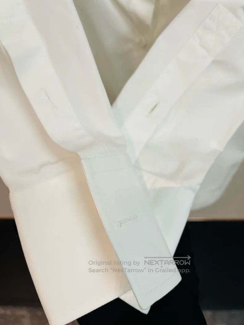 Valentino Valentino White waist-cinching one-piece shirt dress Size XS / US 0-2 / IT 36-38 - 4 Thumbnail