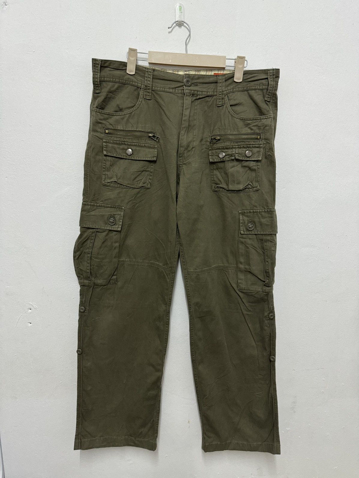 image of Dickies Tactical Cargo Pant Vintage Issue in Green, Men's (Size 34)
