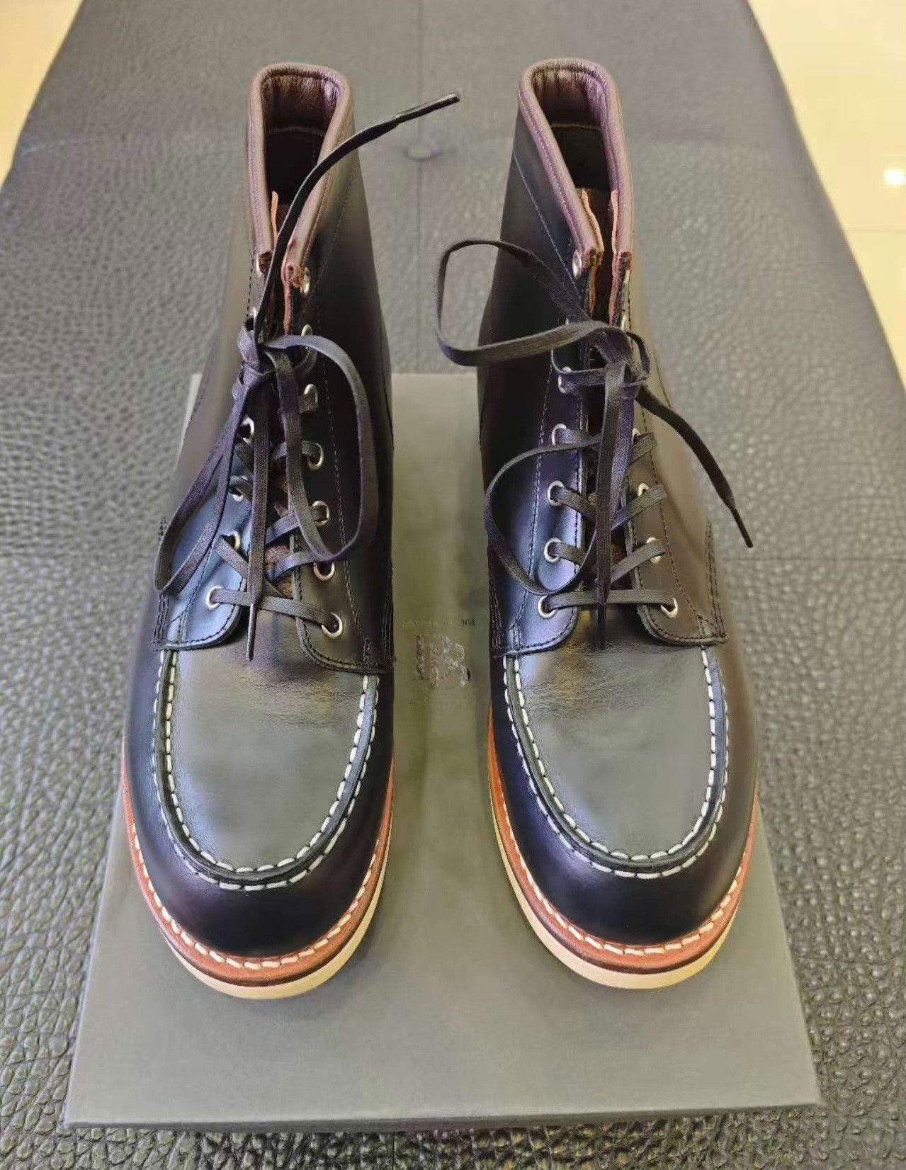 Uniform Bridge Brother Bridge Japanese Leather Retro Work Boots Size US 10 / EU 43 - 1 Thumbnail