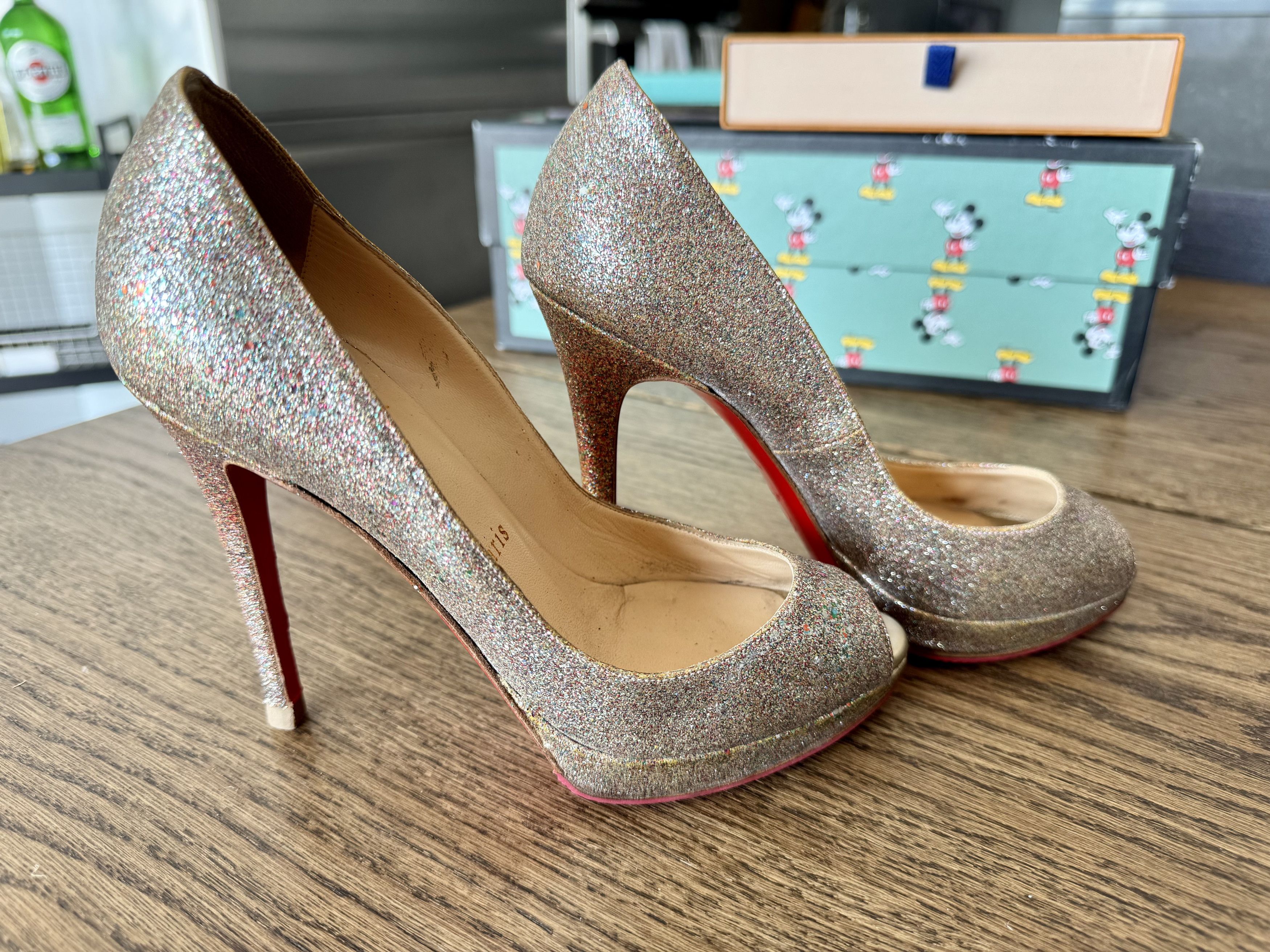 Christian Louboutin Louboutin - Glitter heels Size US 6 / IT 36 - 4 Thumbnail