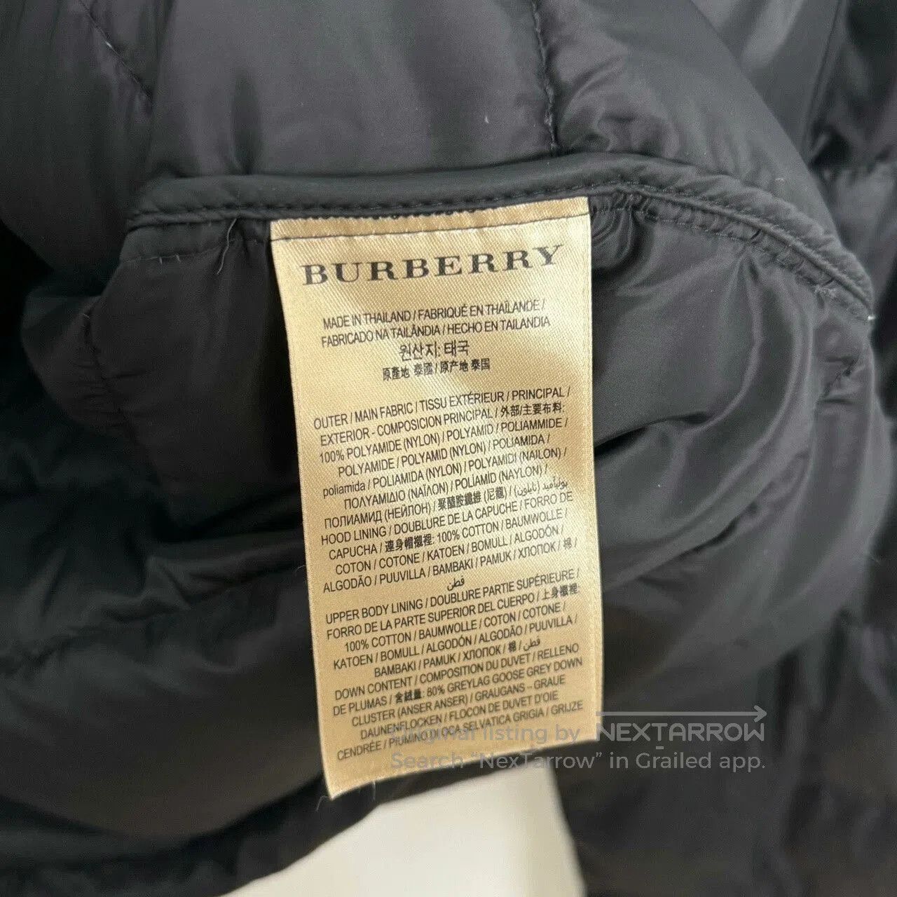 Burberry Burberry Check Design Down Jacket Size S. Size US S / EU 44-46 / 1 - 4 Thumbnail
