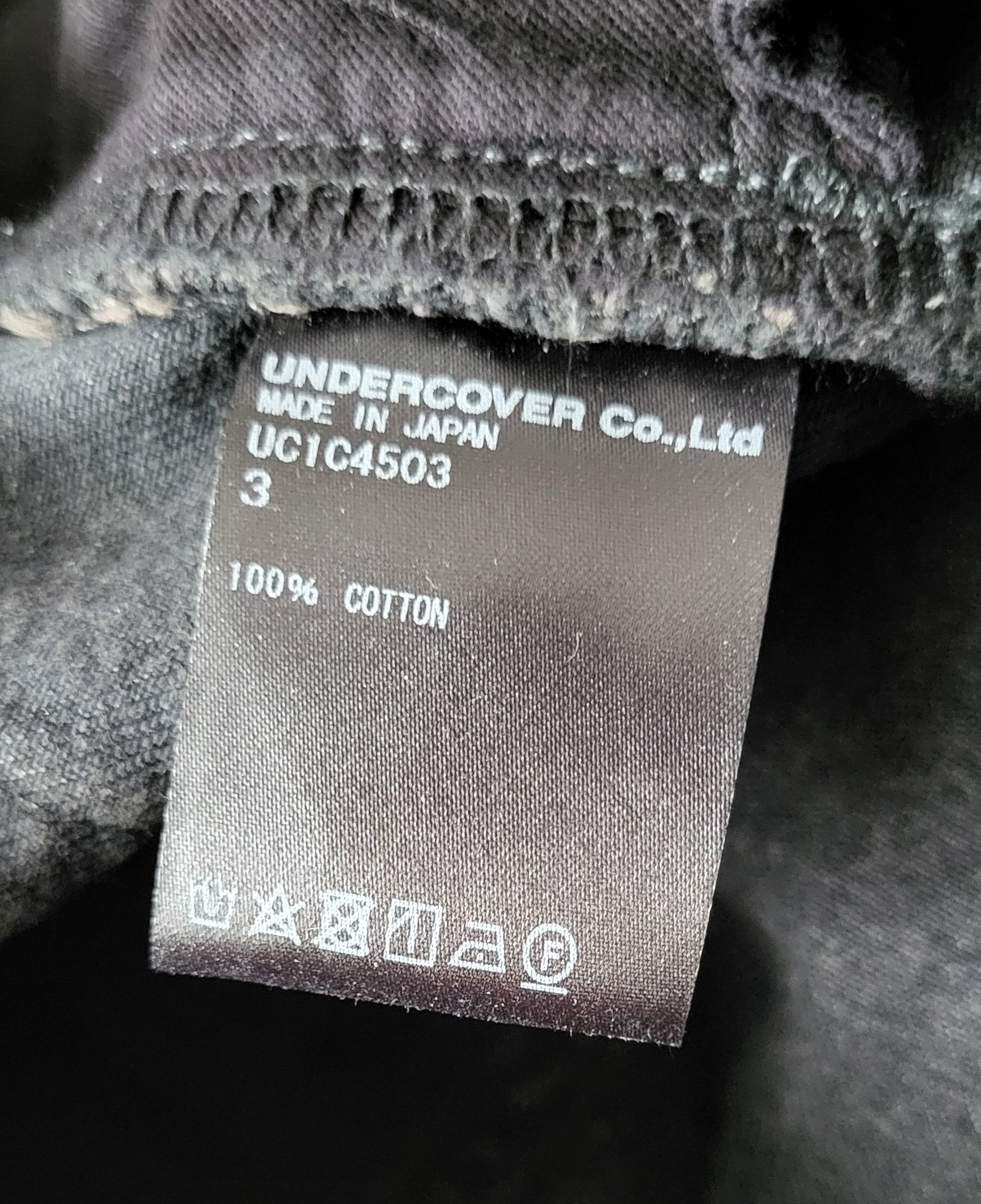Undercover New Undercover 2023SS Black Zipper Knee Jeans UC1C4503 Size US 32 / EU 48 - 5 Thumbnail