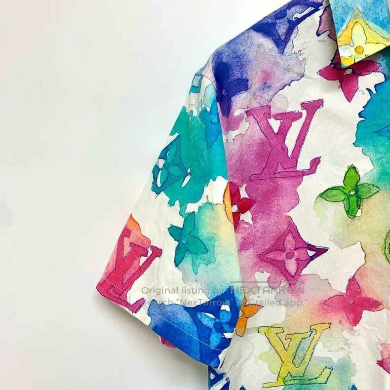 Louis Vuitton Louis Vuitton Ink Painting Series Full Print Cardigan Shor Size US XS / EU 42 / 0 - 7 Thumbnail