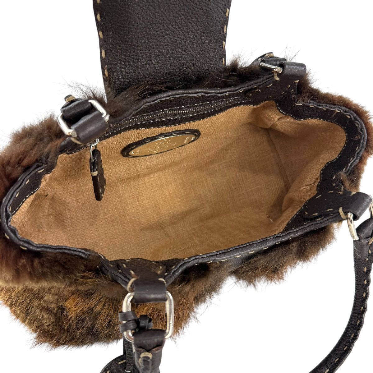 Fendi Fendi Selleria Fur Shoulder Bag Size ONE SIZE - 7 Thumbnail