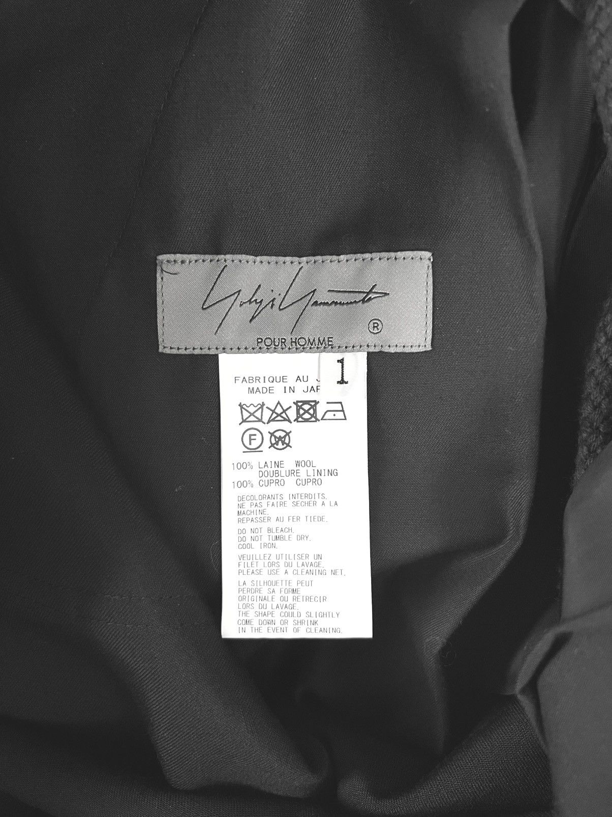 Yohji Yamamoto Yohji Yamamoto Pour Homme Gabardine Side Gusset Draped Pants Size US 30 / EU 46 - 17 Thumbnail