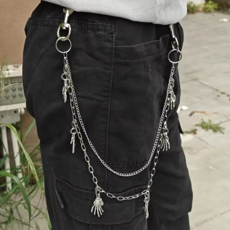 Other Halloween Pants Chain Unisex Pumpkin Head Skeleton Size ONE SIZE - 1 Thumbnail