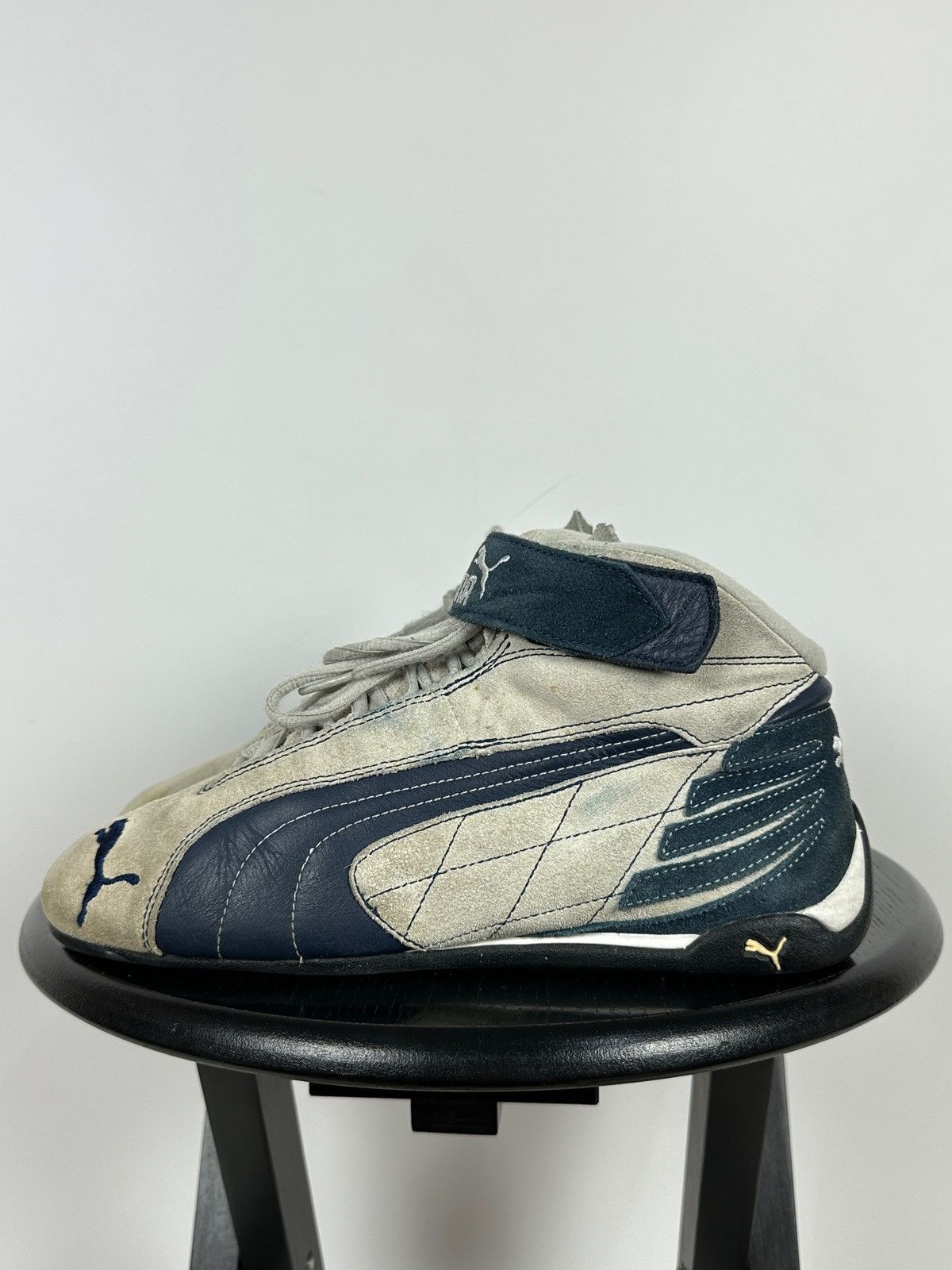 Puma Vintage Puma F1 Repli Cat Mid III SpeedCat Suede Sneakers Size US 7.5 / EU 40-41 - 4 Thumbnail