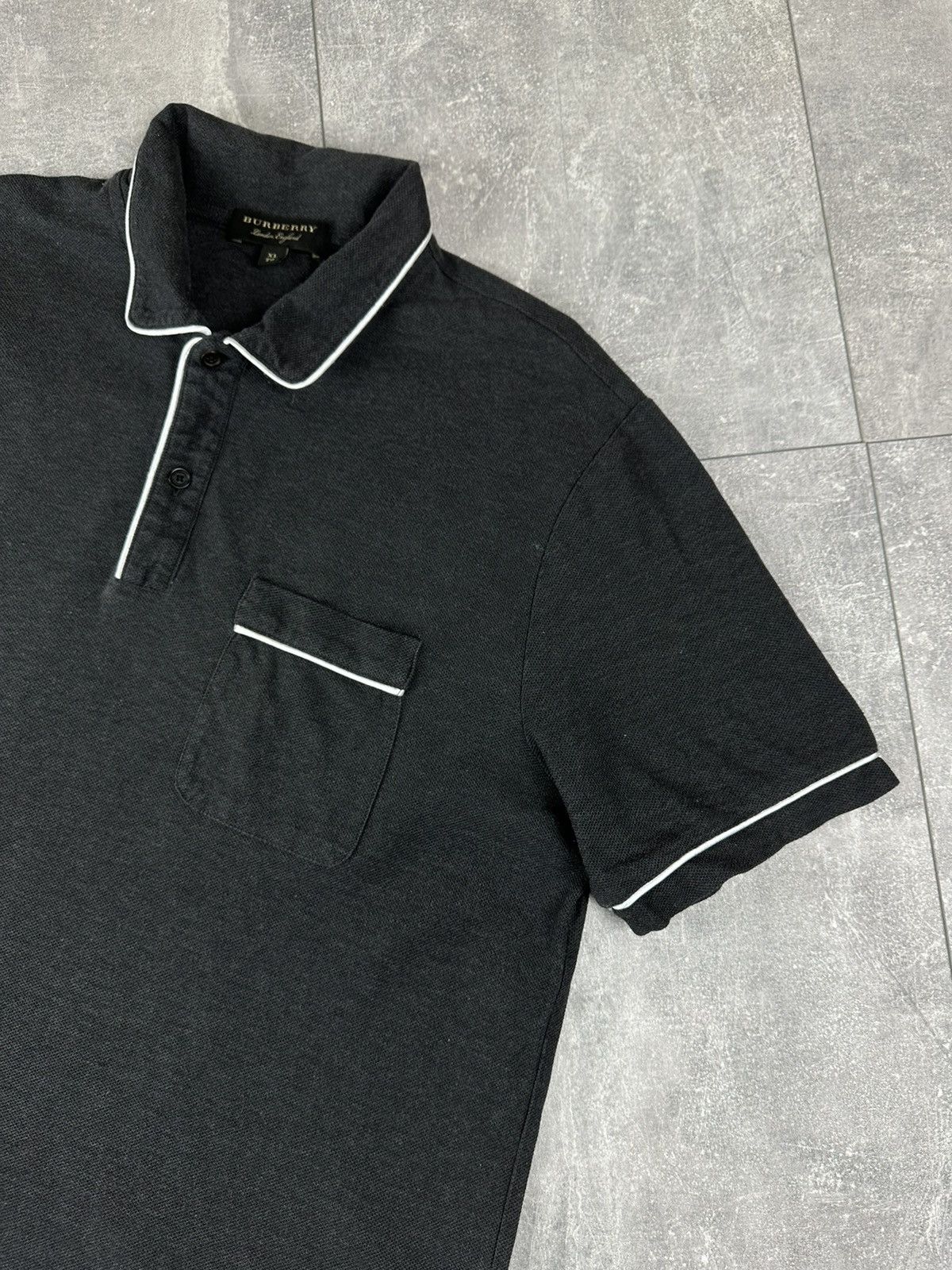 Burberry Burberry Black Label Mens Luxury Polo T-Shirt Size US XL / EU 56 / 4 - 5 Thumbnail