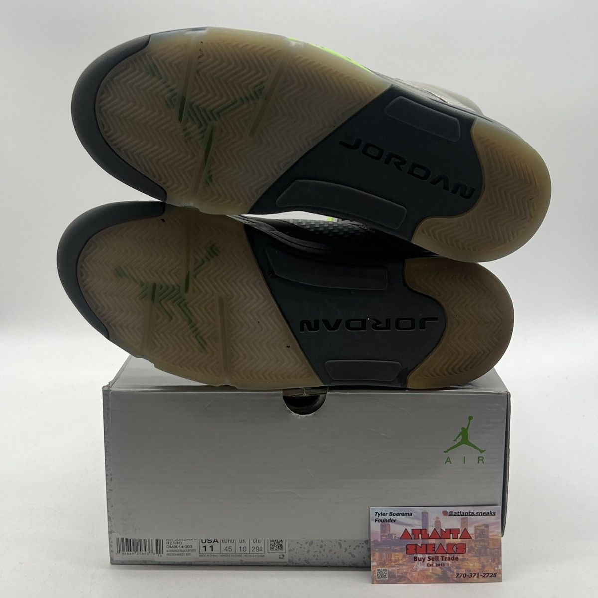 Jordan Brand Air Jordan 5 Green bean Size US 11 / EU 44 - 8 Thumbnail