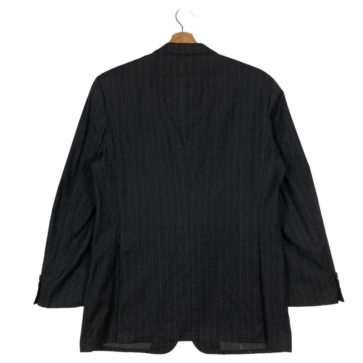 Balenciaga Vintage Balenciaga Paris Double Breast Striped Coats Jacket Size US M / EU 48-50 / 2 - 6 Thumbnail