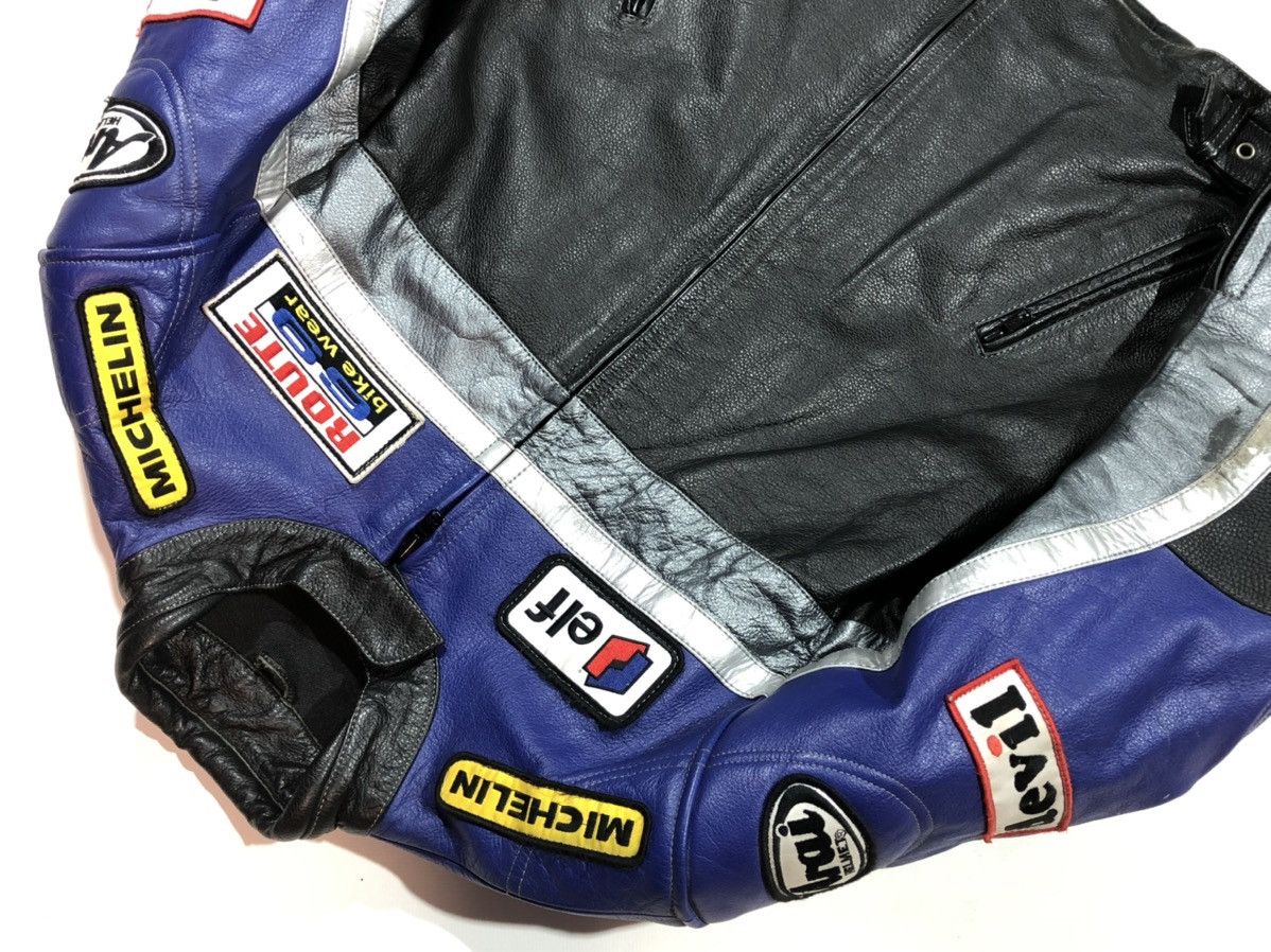 Dainese × Ferrari × Yamaha Route 69 Motorcycle Leather Jacket Racing Size US L / EU 52-54 / 3 - 10 Thumbnail