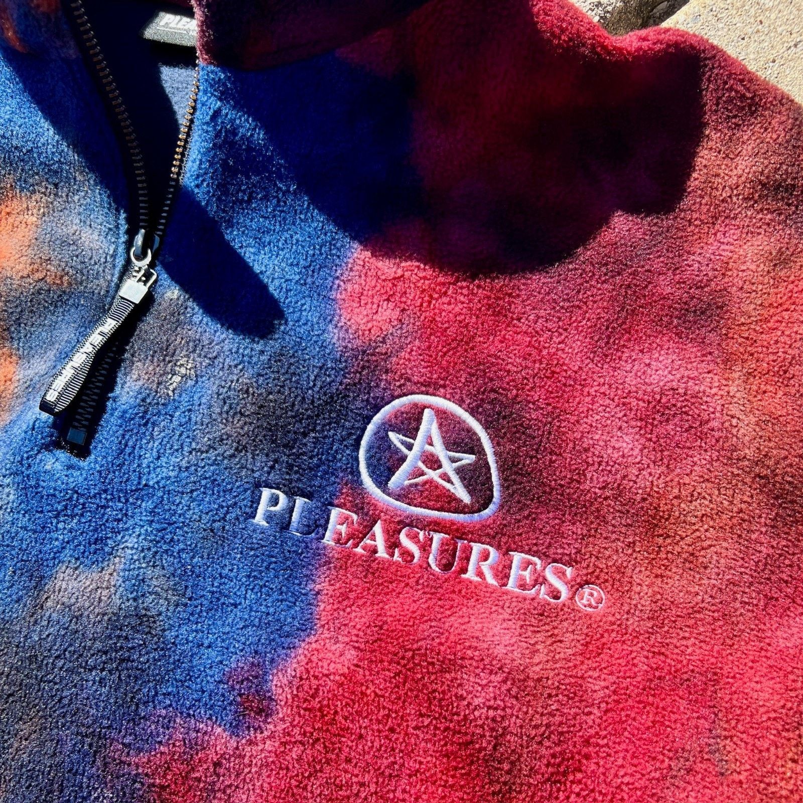 Pleasures Pleasures Caffeine Polar Fleece Quarter Zip | Size M Size US M / EU 48-50 / 2 - 7 Thumbnail