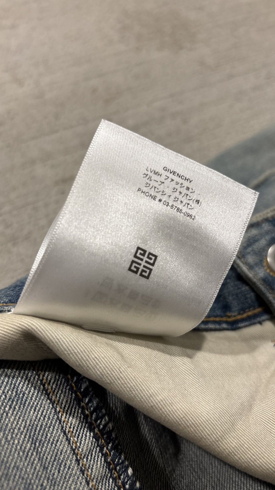 Givenchy Givenchy Moleskin Boro Denim Size US 33 - 22 Thumbnail