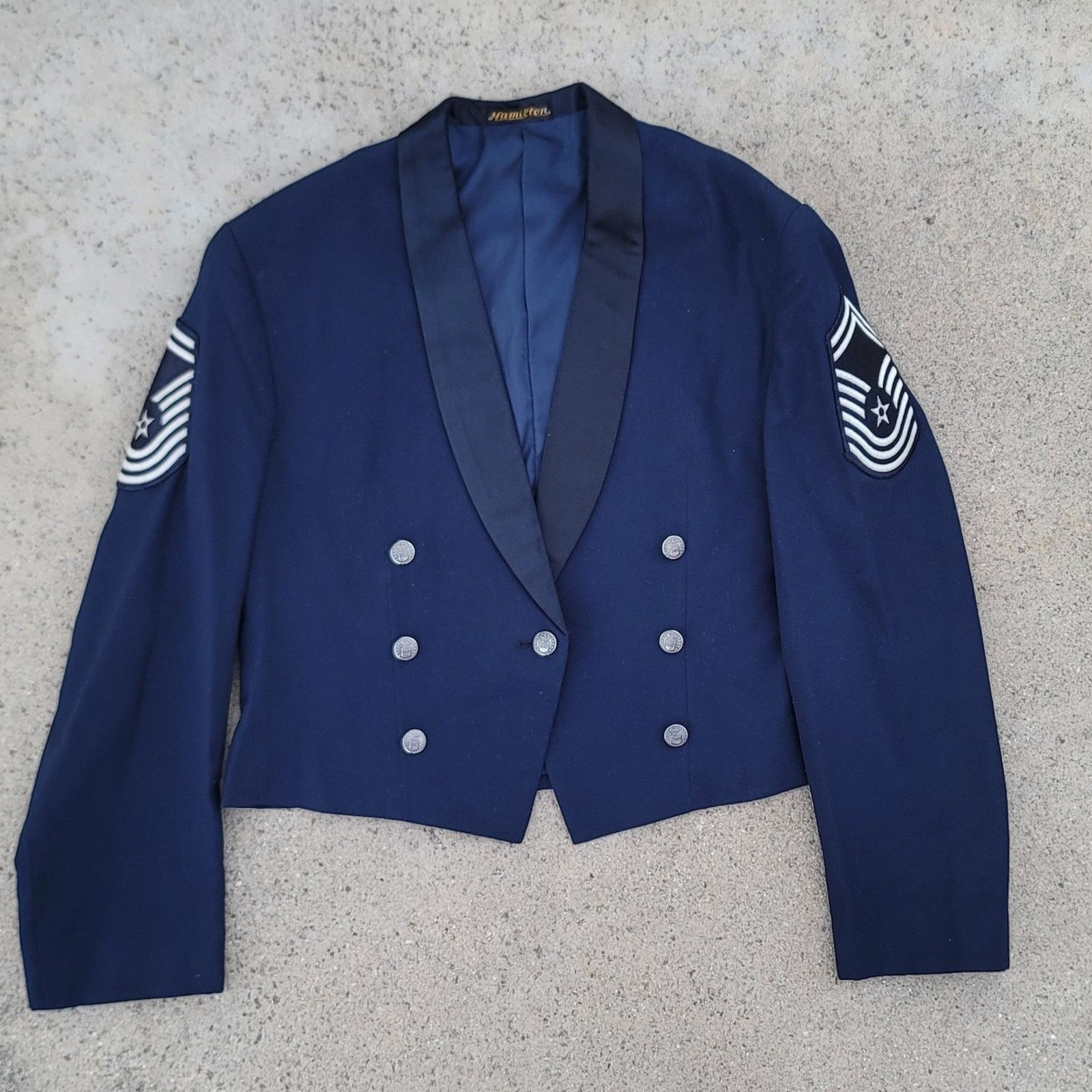 Other Vtg 1980s US Air Force Chief Master Sergeant Military Jacket Size US L / EU 52-54 / 3 - 1 Thumbnail