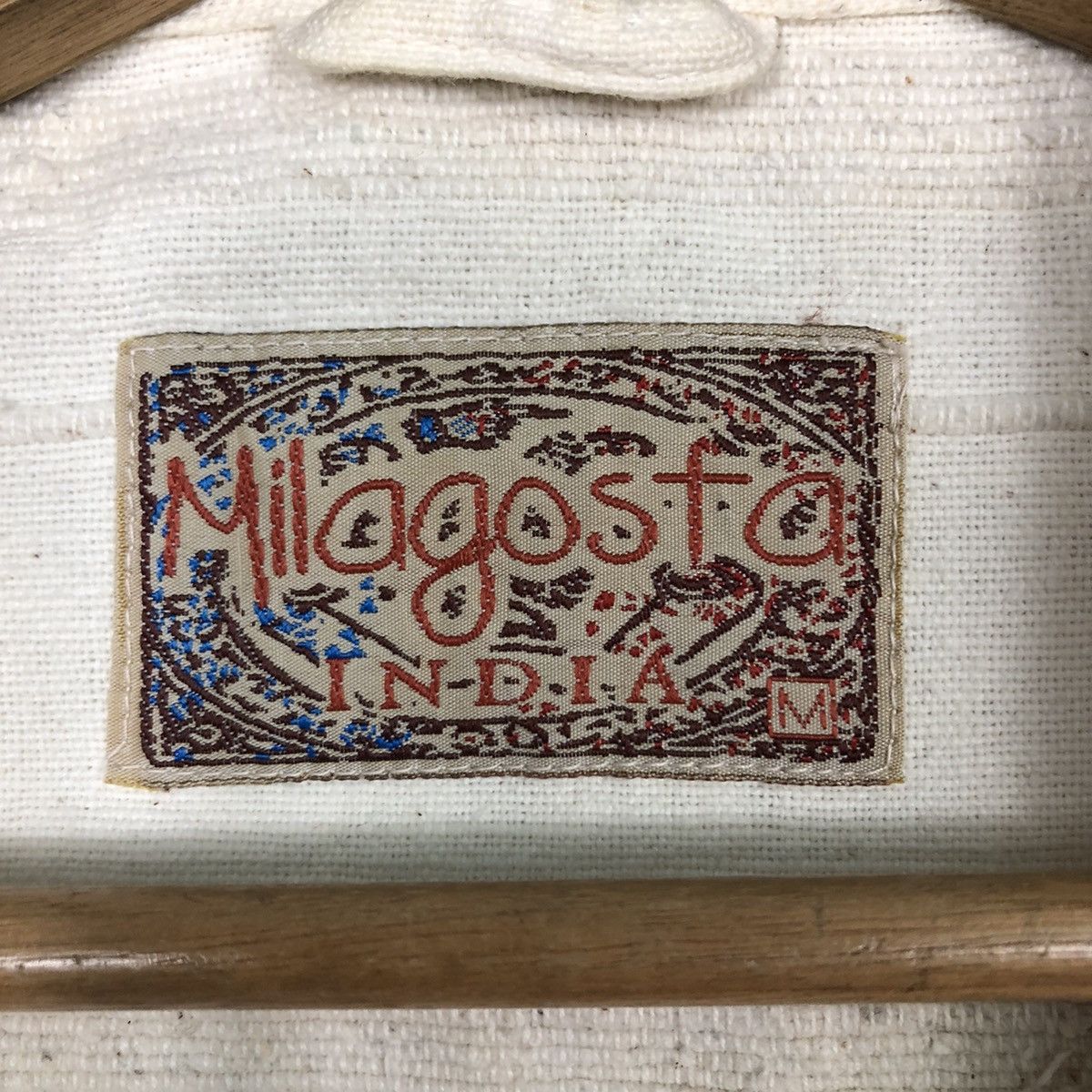 45rpm 📌Vintage Chore Jacket Button Striped Design Milagosta India Size US M / EU 48-50 / 2 - 18 Thumbnail