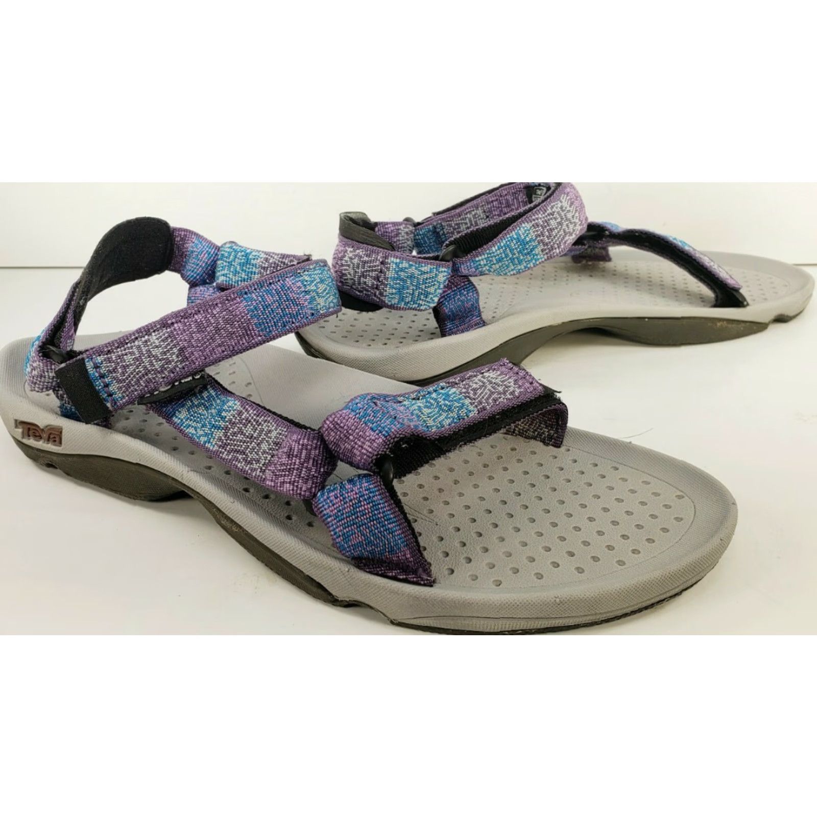 Teva Teva 6577 Hurricane Purple Blue Water Hiking Sport Sandals Womens Size 11 Size US 11 / IT 41 - 4 Thumbnail