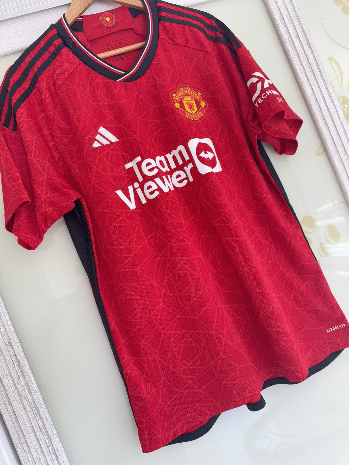 Adidas Manchester United 2023-2024 Home Soccer Jersey Football Kit Size US XL / EU 56 / 4 - 4 Thumbnail