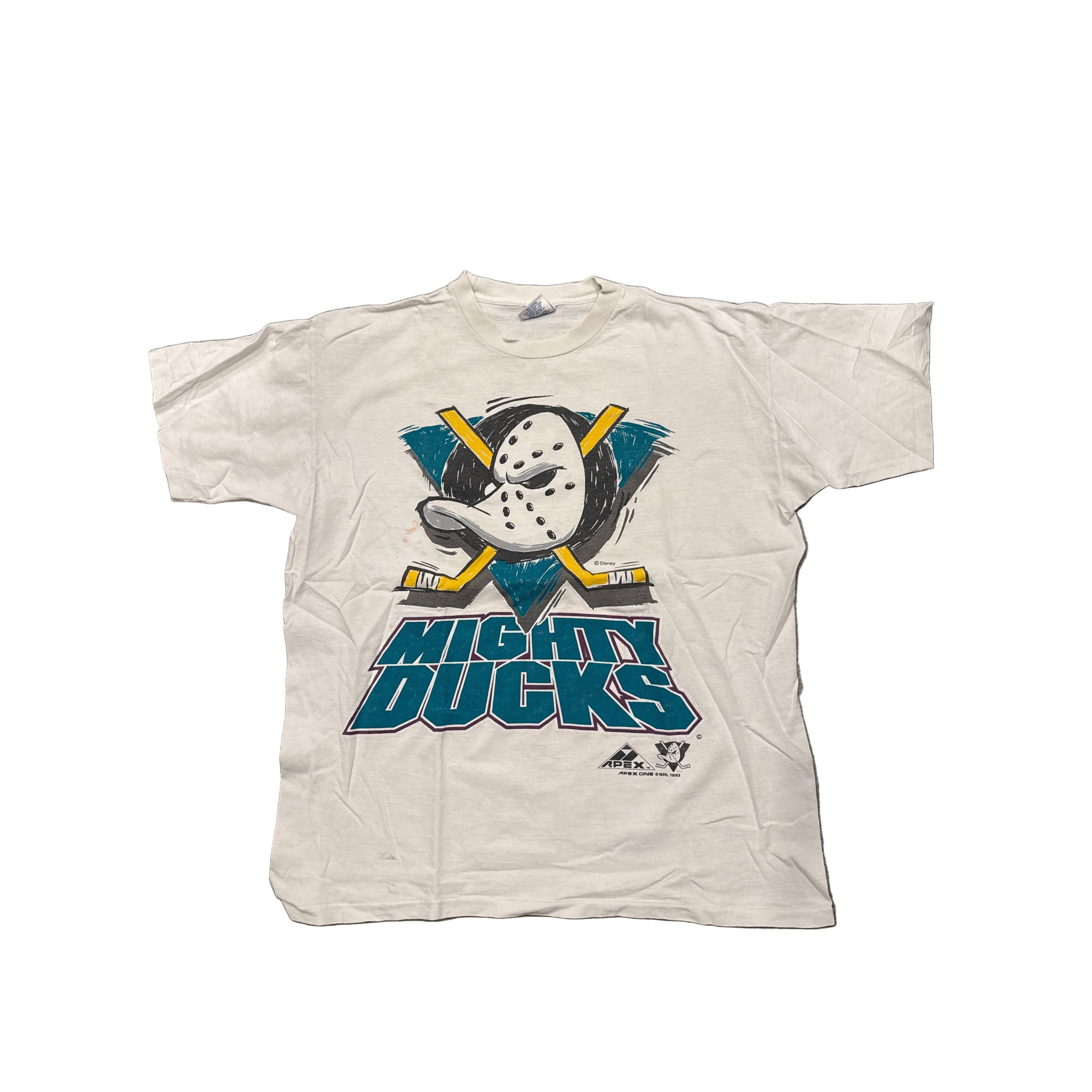 Other 90s Anaheim Mighty Ducks Hockey Sports XL White T-Shirt Size US XL / EU 56 / 4 - 1 Thumbnail