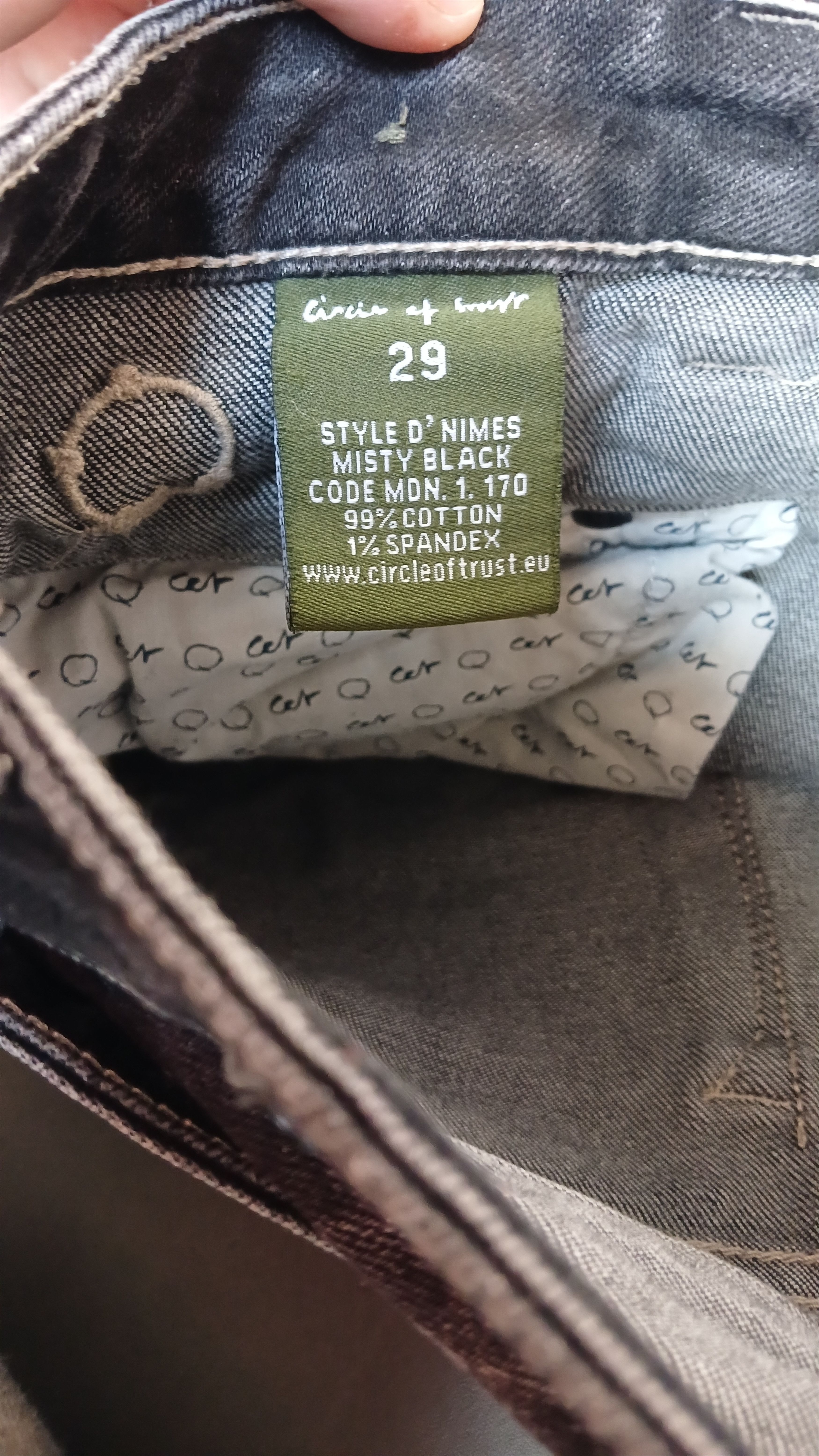 Other vintage 1990-1995 circle of trust double waist jeans Size 29" - 8 Thumbnail