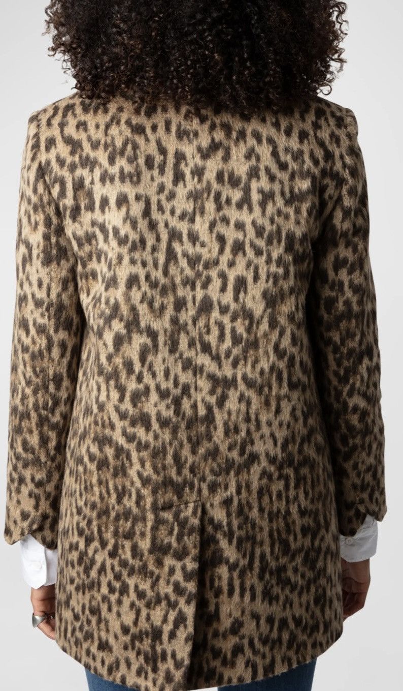 Zadig & Voltaire Zadig & Voltaire brushed wool Leopard blazer Size S / US 4 / IT 40 - 2 Thumbnail