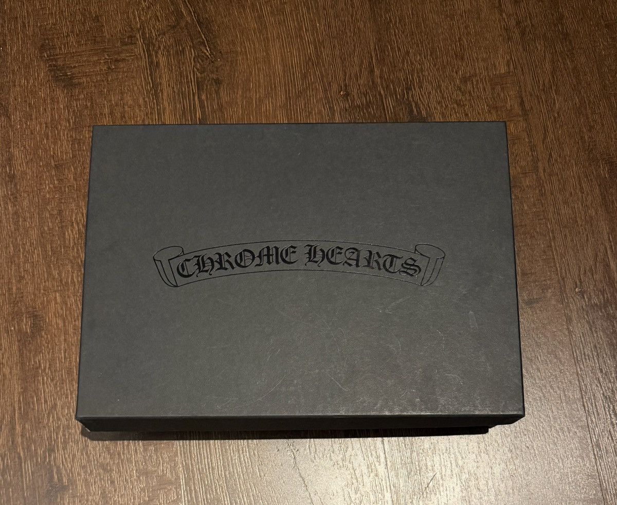 Chrome Hearts Chrome Hearts leather cross patch slides/sandals. Size US 10 / EU 43 - 5 Thumbnail