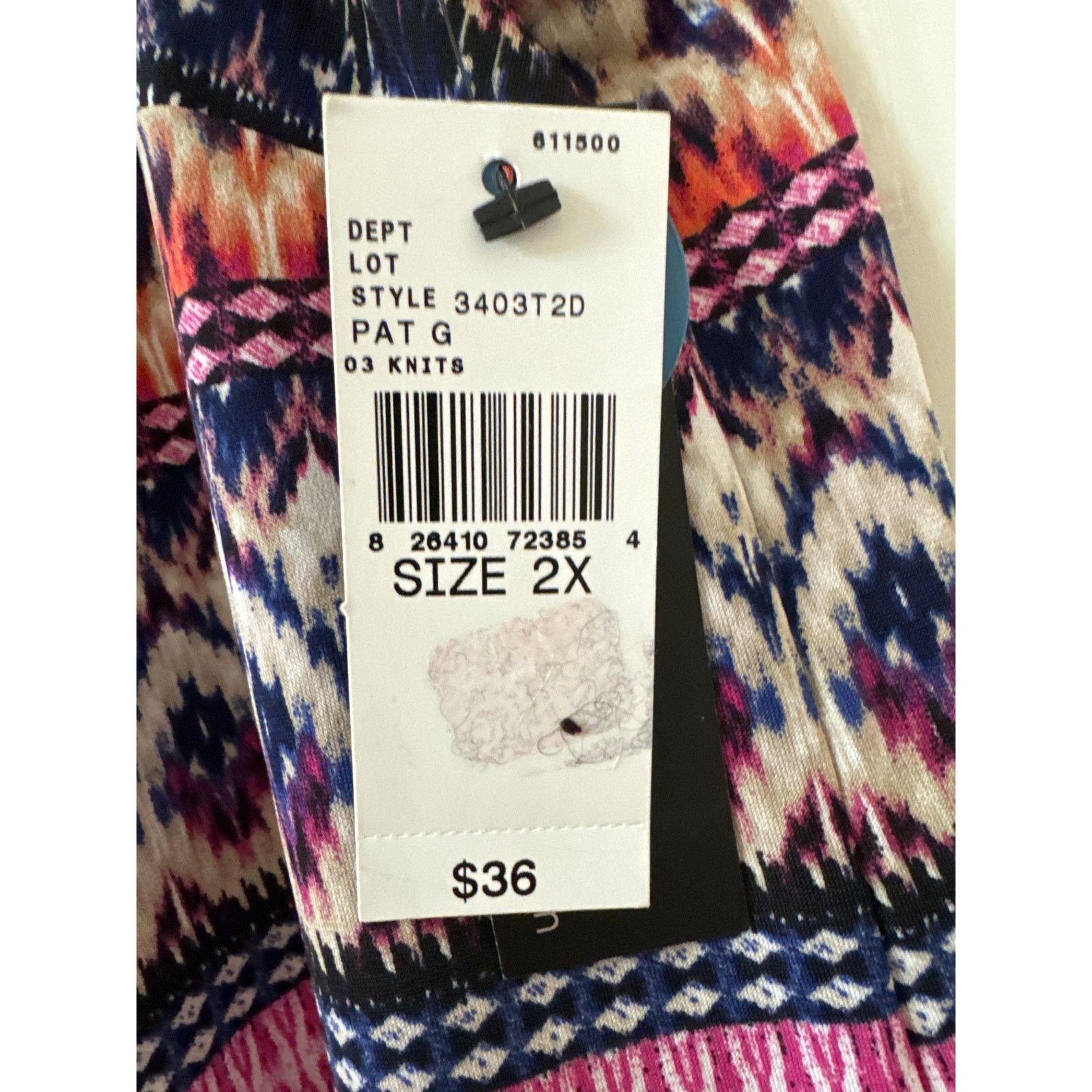 Alyx NWT Alyx 2X Sleeveless Multicolor Top Crew Neck Black Piping Size XXL / US 16-18 / IT 52-54 - 2 Thumbnail