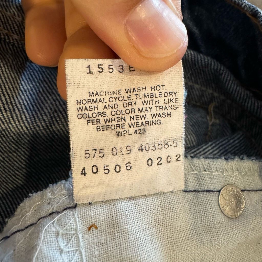 Levi's Vintage 90s Levi’s 506 Washed Blue Jeans Denim Mens size 40x Size US 40 / EU 56 - 5 Thumbnail
