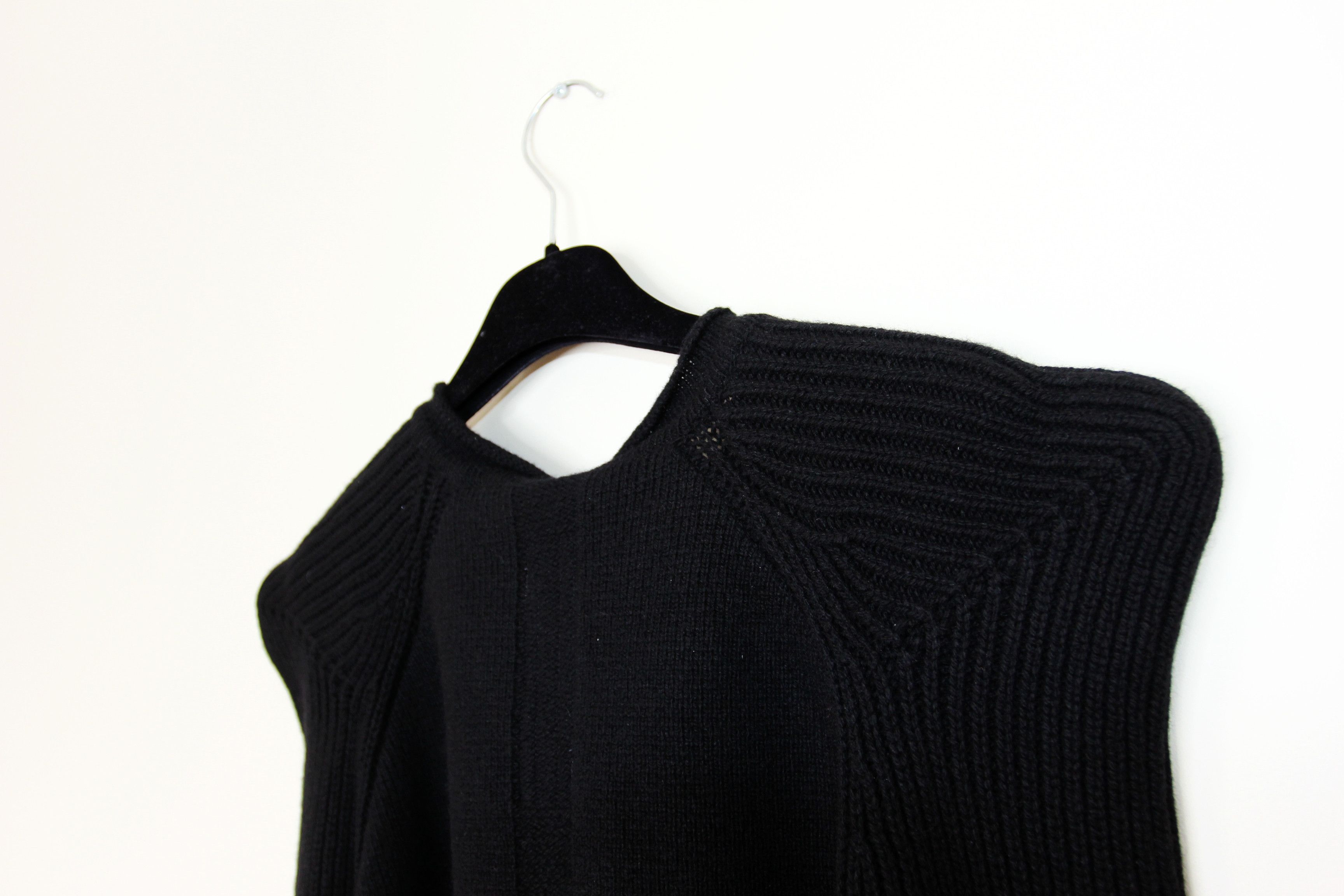 Rick Owens BNWT AW23 RICK OWENS "LUXOR" TEC PULL CROPPED SWEATER L Size US L / EU 52-54 / 3 - 6 Thumbnail
