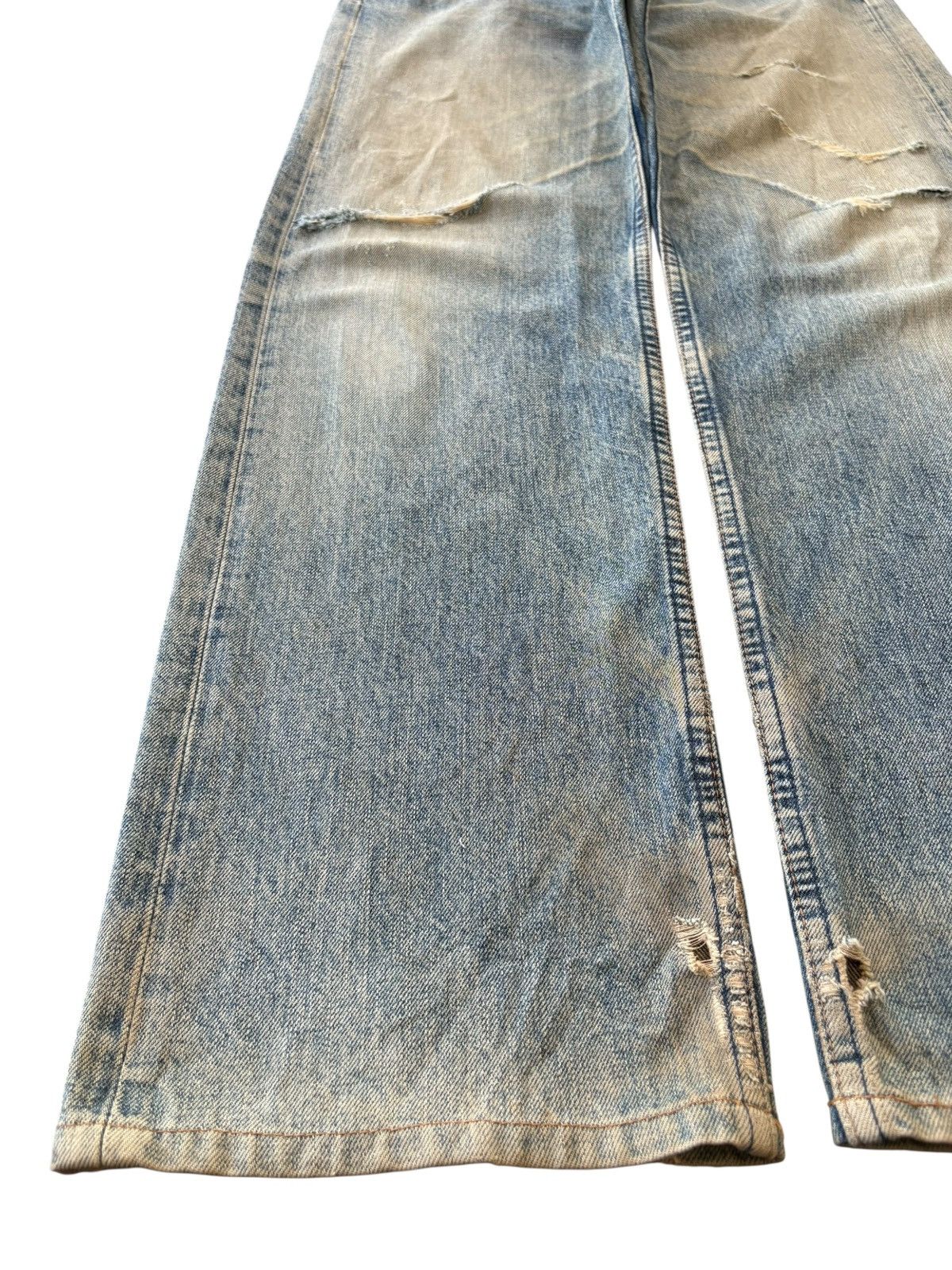 Levi's Vintage 90s Levis 503 Rusty Mud Wash Distress Baggy Jeans Size US 31 - 6 Thumbnail