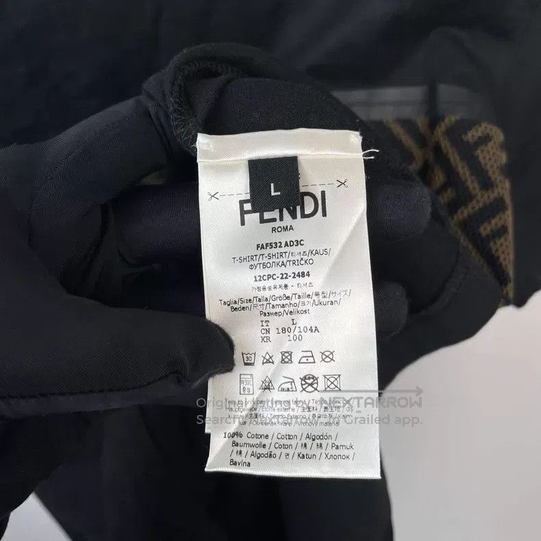 Fendi Fendi Monogrammed FF Letter Short Sleeve Size US L / EU 52-54 / 3 - 7 Thumbnail
