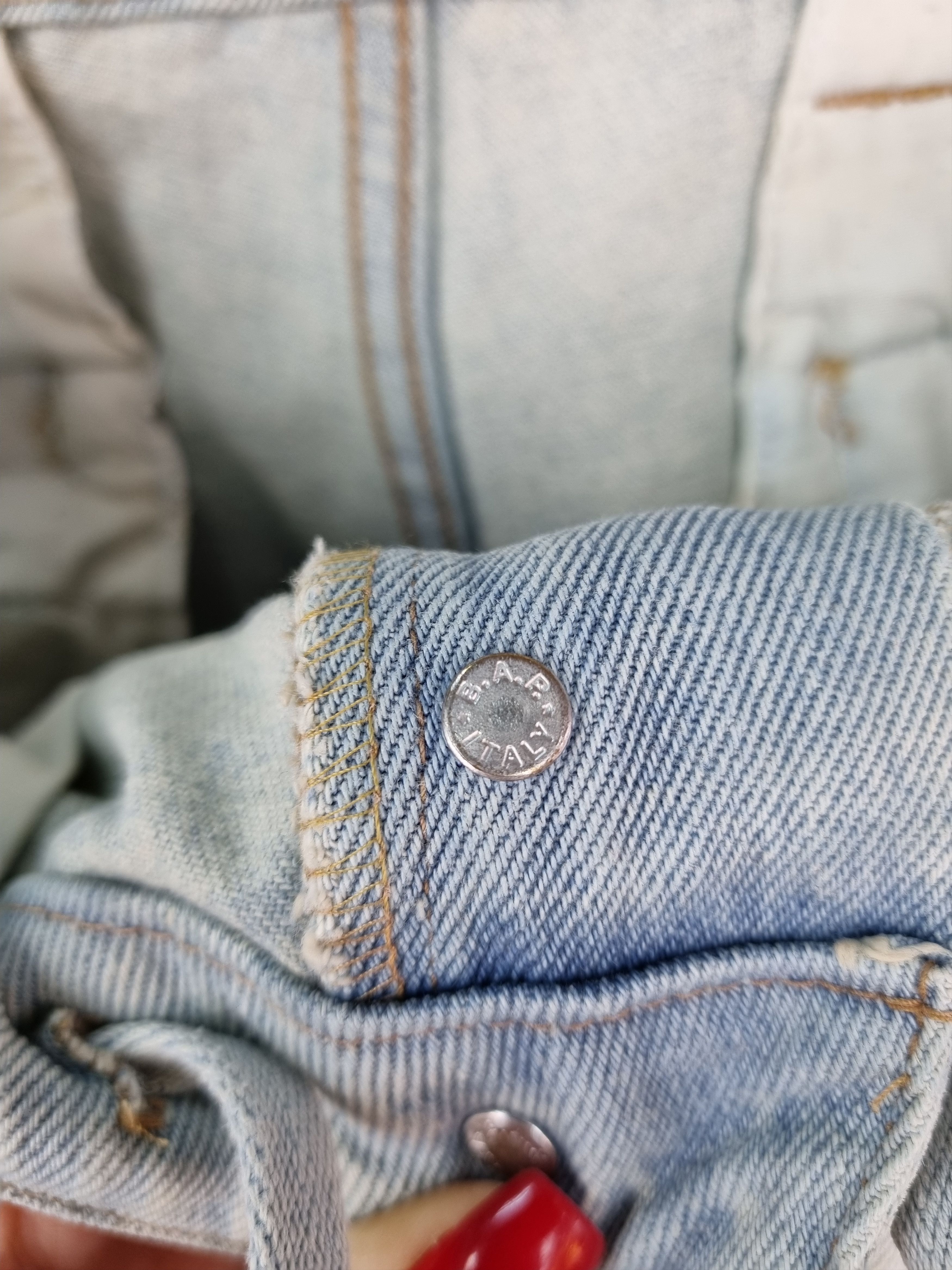 Japanese Brand × Vintage Rare Made in ITALY H&M Denim cargo Travis Scott Pants Size US 32 / EU 48 - 7 Thumbnail