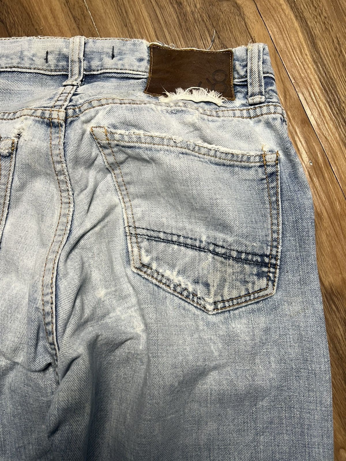 Johnbull Vtg Johnbull Japan Distressed Denim Jeans Paint Splatter(45) Size US 28 / EU 44 - 16 Thumbnail