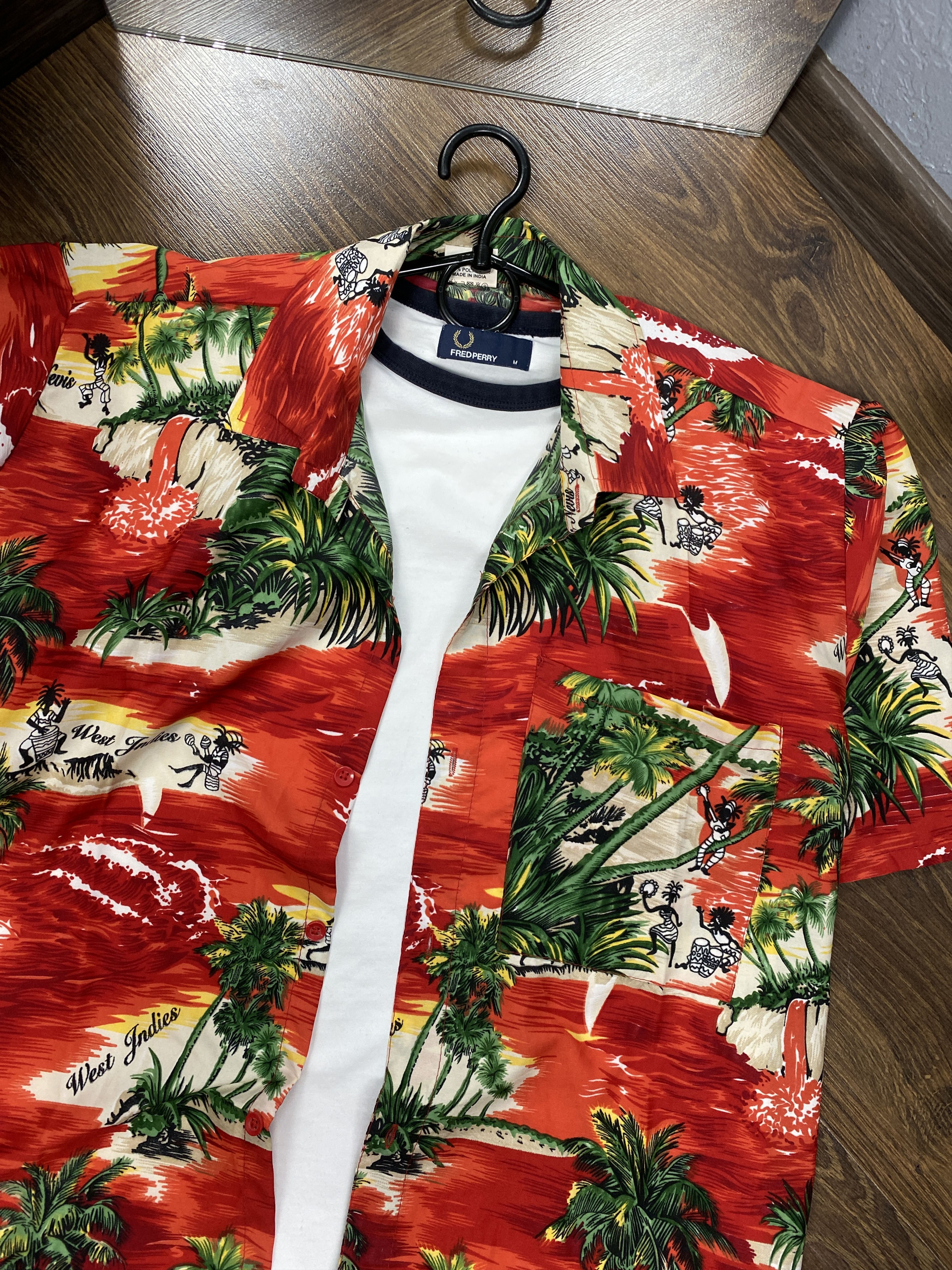 Other Vintage Hawaiian Shirt Made In India Size US XL / EU 56 / 4 - 2 Thumbnail
