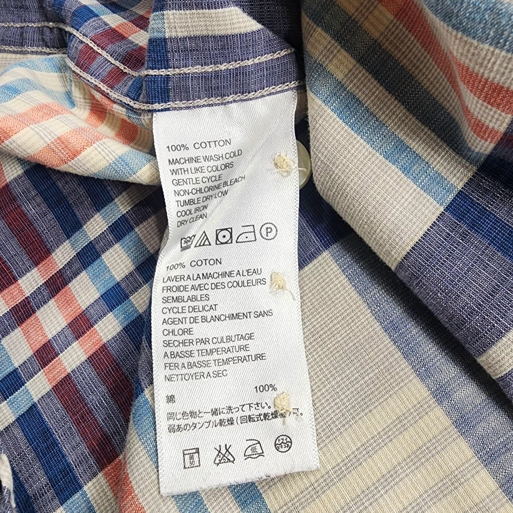 Tommy Bahama Tommy Bahama Shirt Mens Large Blue Plaid Long Sleeve Button Down Casual Pocket Size US L / EU 52-54 / 3 - 6 Thumbnail
