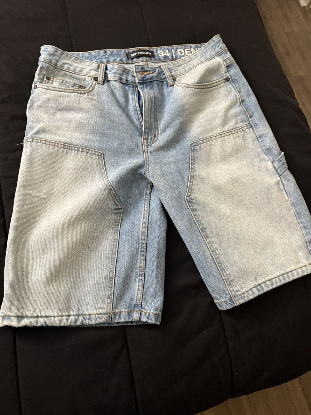 SERENEDE Mens Saline Denim shorts 34 Size US 34 / EU 50 - 1 Thumbnail
