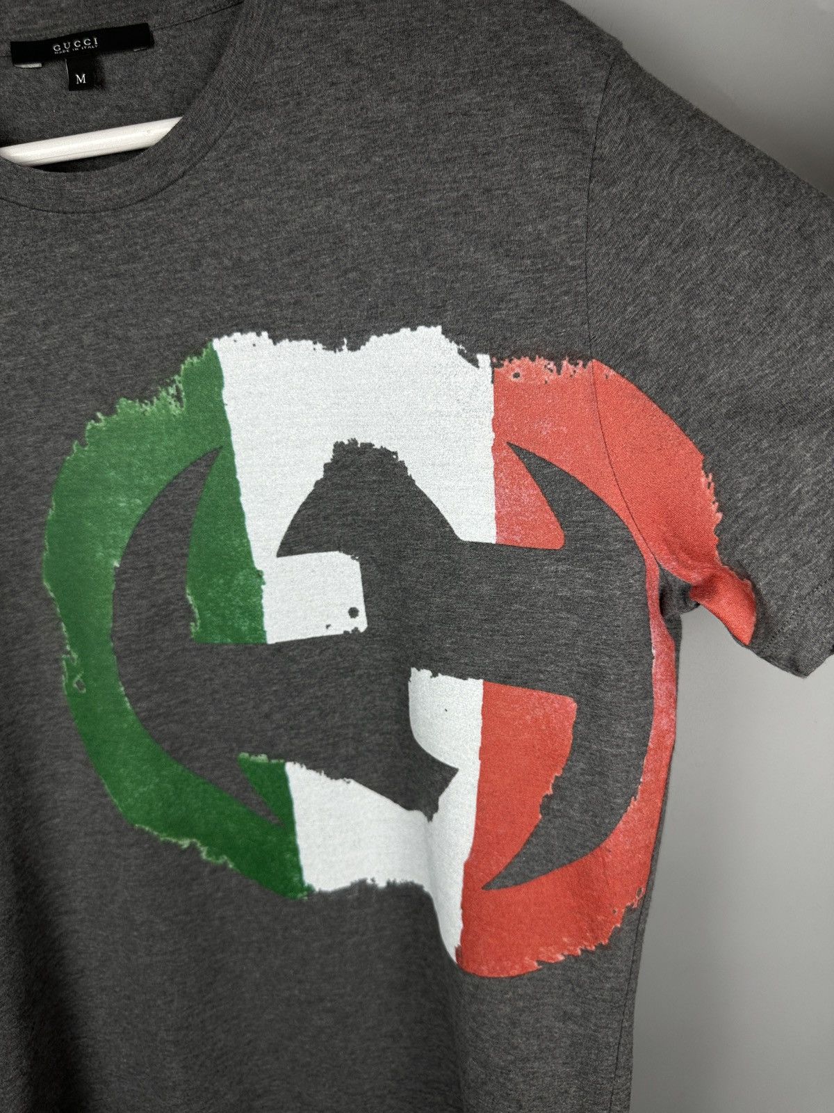Gucci Gucci Big Logo T Shirt Tee Old Money Luxury Polo Size US M / EU 48-50 / 2 - 5 Thumbnail
