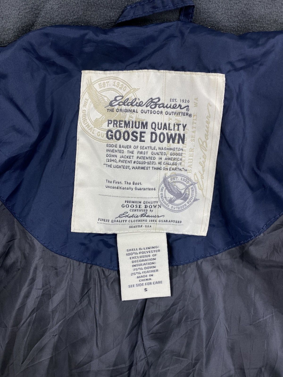 Eddie Bauer Vintage Eddie Bauer Outdoor Zipper Puffer Down Jacket Size US M / EU 48-50 / 2 - 11 Thumbnail