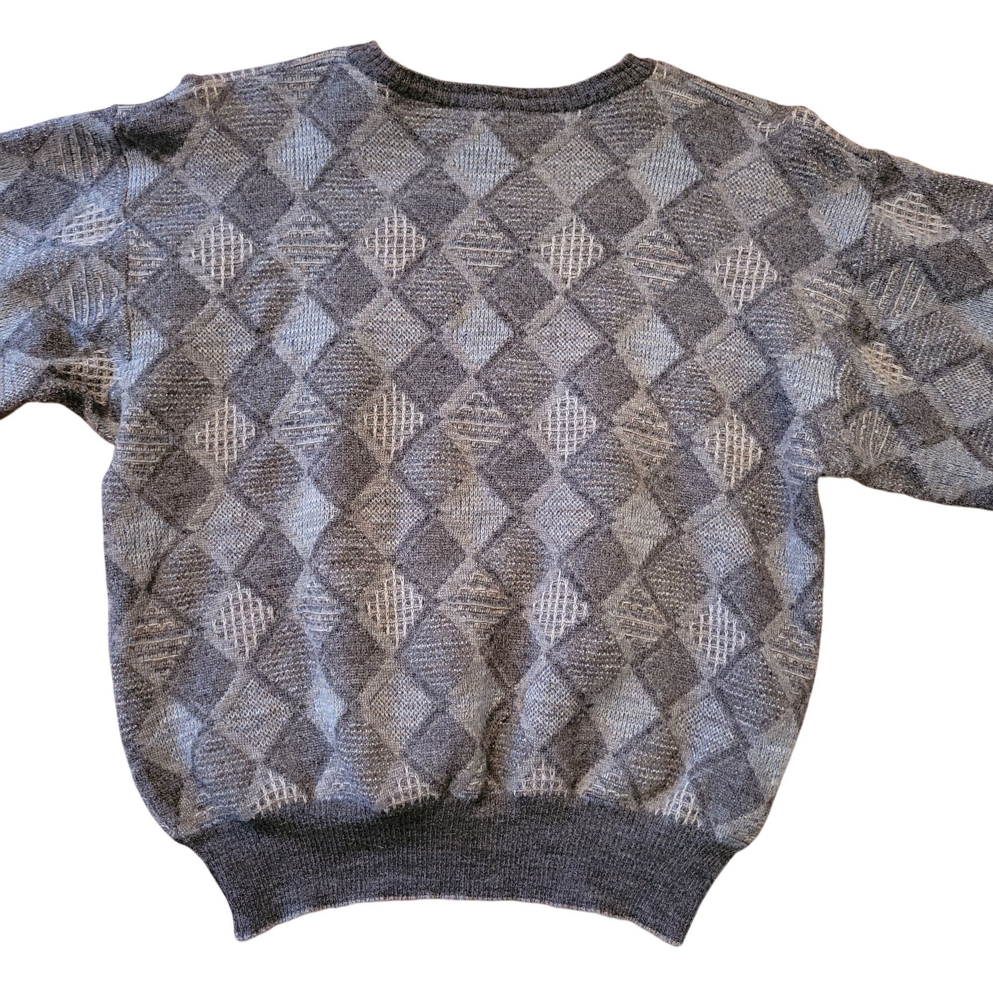 Vintage Vintage Tricots St Raphael Bloomingdales Wool Argyle Sweater Size US M / EU 48-50 / 2 - 3 Thumbnail