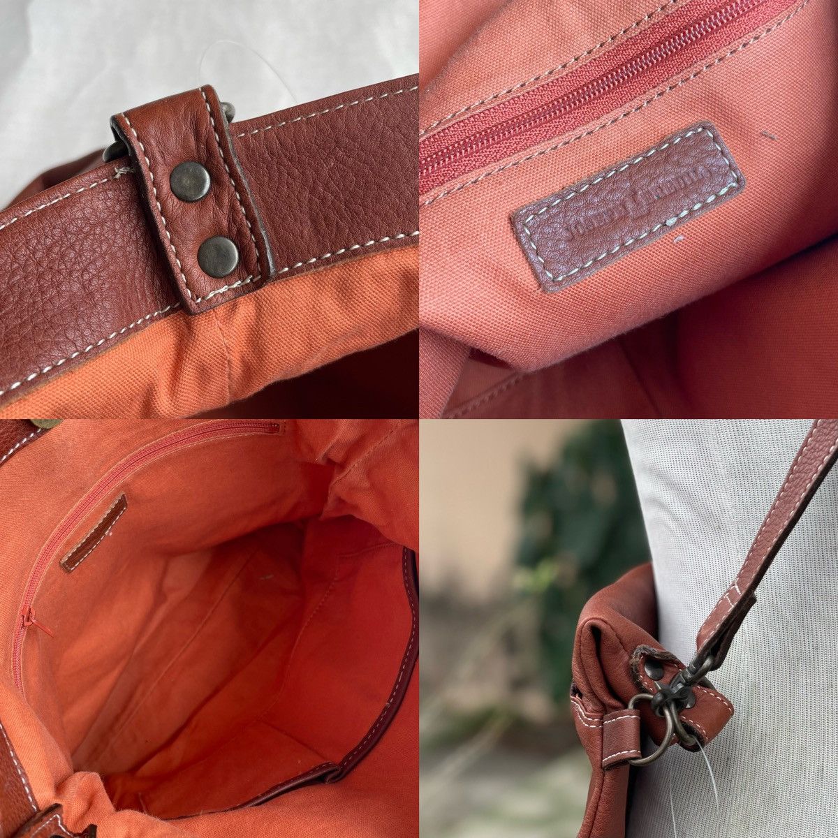 Genuine Leather × Leather Leather Crossbody Bag Size ONE SIZE - 16 Thumbnail