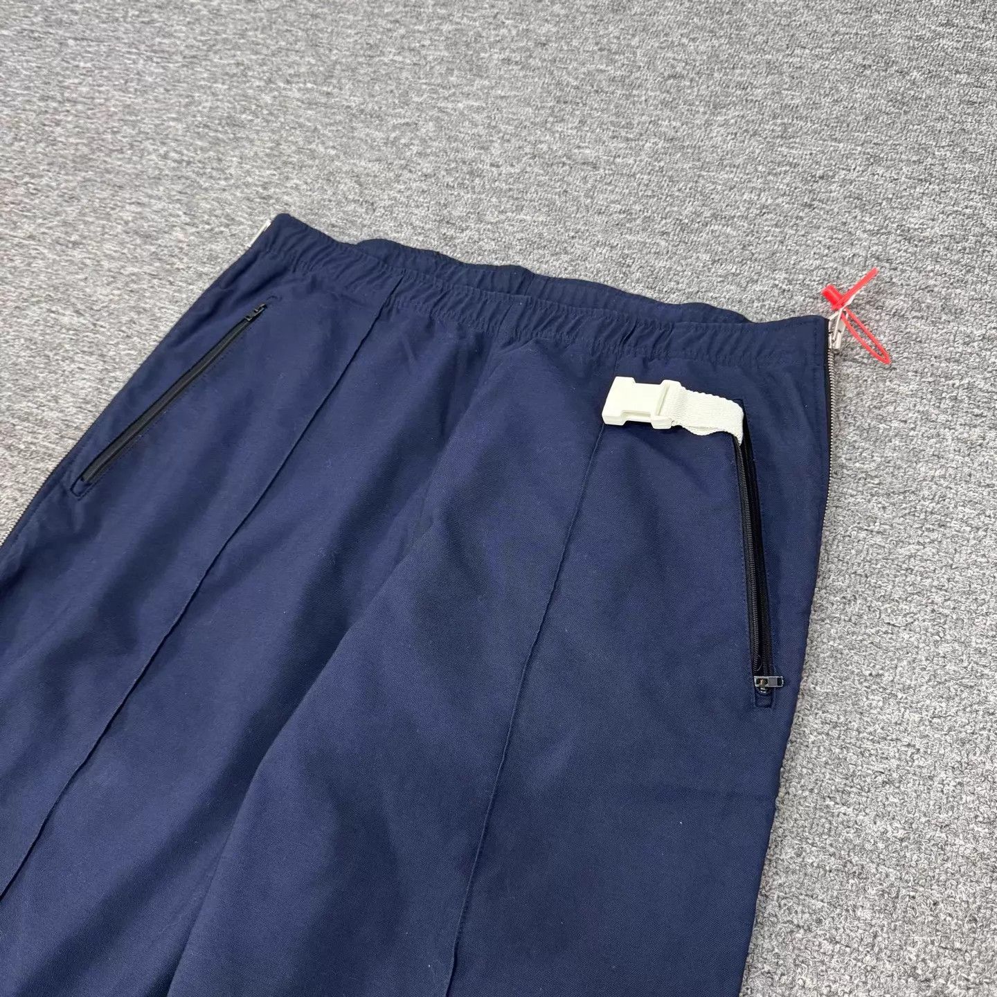 Maison Margiela MM Navy Blue Wool Zip Trousers Pouch 48 99New Size US 32 / EU 48 - 3 Thumbnail