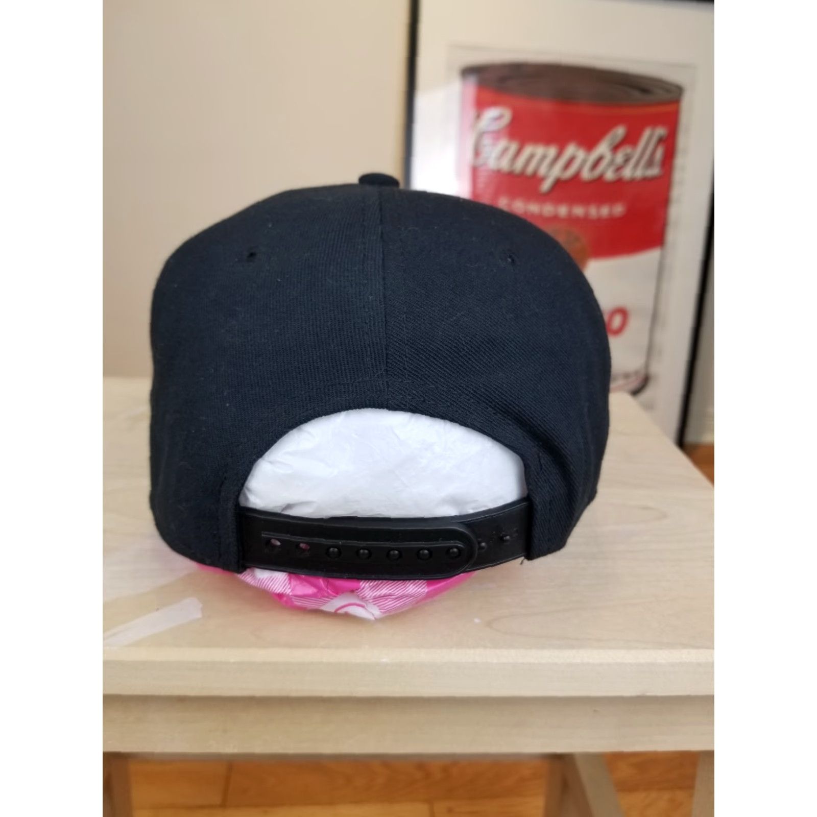 Nike VINTAGE Y2K NIKE KOBE BRYANT MAMBA SHIELD SNAPBACK HAT Mens One Size Red Cotton Snapback Hat Size ONE SIZE - 4 Thumbnail