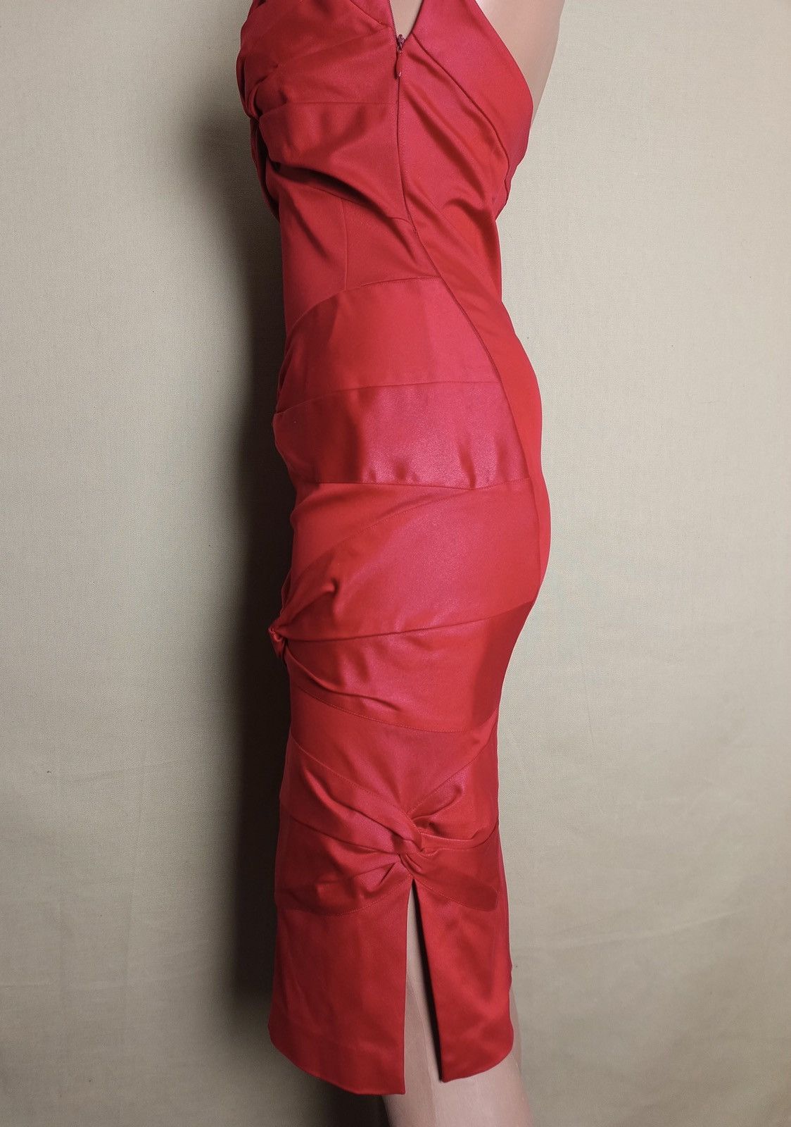 Dior × John Galliano Christian Dior by John Galliano F/W 2003 Runway Halter Dress Size M / US 6-8 / IT 42-44 - 10 Thumbnail