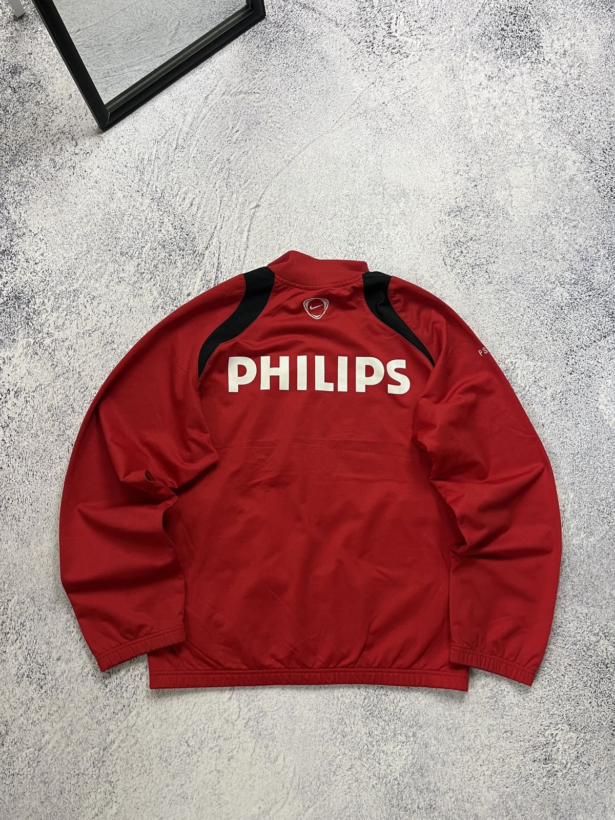 Nike Vintage Nike PSV Philips Track Jacket 2000s Soccer Football Size US S / EU 44-46 / 1 - 14 Thumbnail