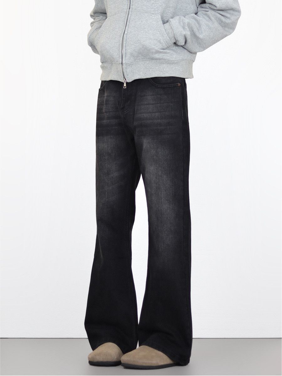 Jean Men's American washed vintage flared jeans Size US 32 / EU 48 - 2 Thumbnail