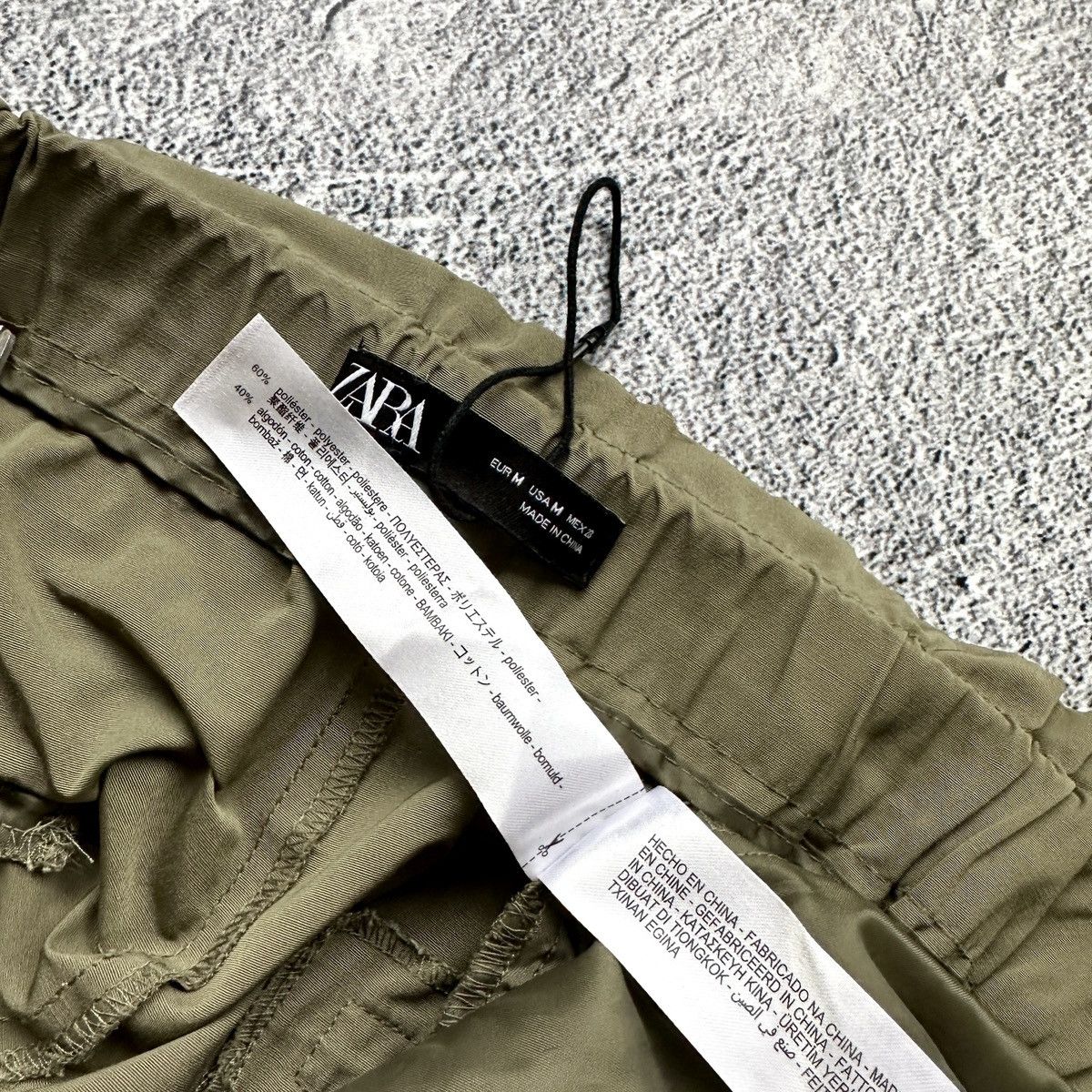 Zara NEW Women’s ZARA Cargo Pants Khaki Size: M Size 30" / US 8 / IT 44 - 9 Thumbnail