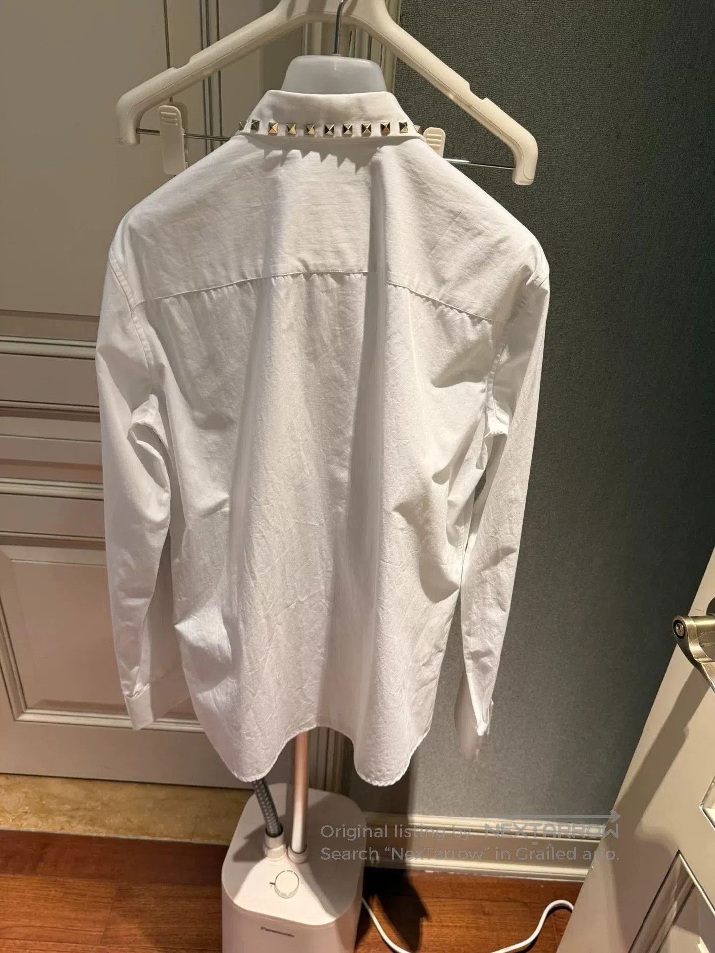 Valentino Valentino Rockstud White Shirt. Size US M / EU 48-50 / 2 - 3 Thumbnail