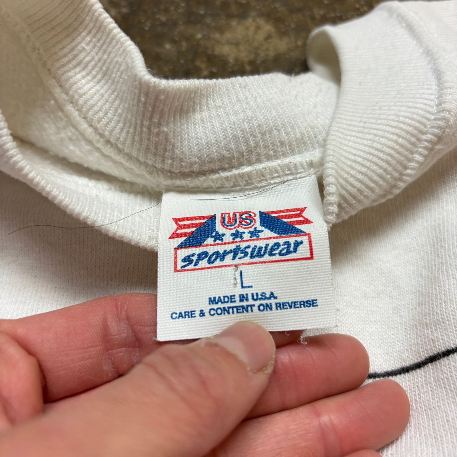 Vintage Vintage 80s Japan Flag Raglan Pullover Sweatshirt Mens Large Size US L / EU 52-54 / 3 - 4 Thumbnail